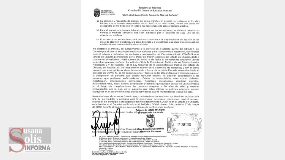 Las personas vulnerables seguirán trabajando desde casa