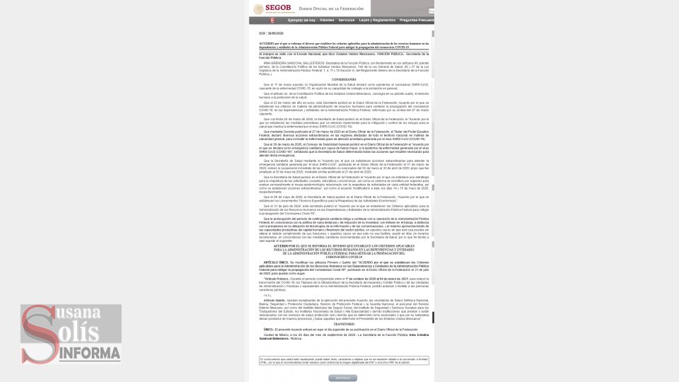 Para reducir la transmisión del Covid-19 que ha dejado más de 76 mil muertos y  733 mil casos positivos