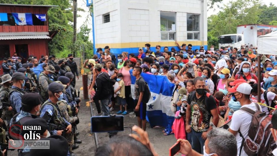 LLEGA Caravana Migrante a frontera con Guatemala - Susana Solis Informa