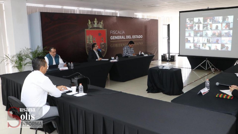 El fiscal general encabezó la novena reunión de trabajo de 2020 con fiscales de Distrito y de Materia Susana Solis Informa