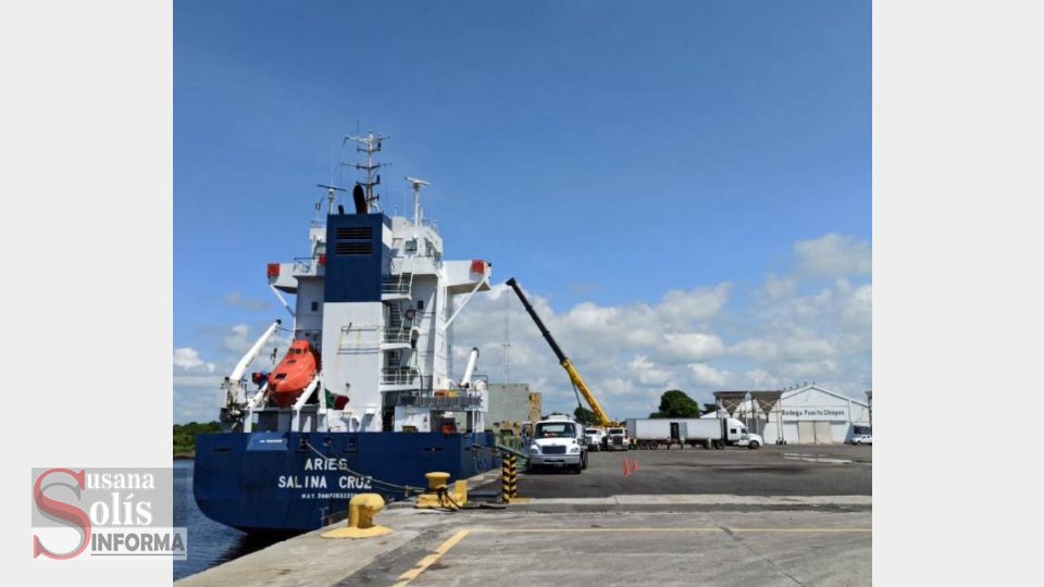 Inicia ruta piloto de transporte marítimo de Puerto Chiapas-Puerto Quetzal Susana Solis Informa